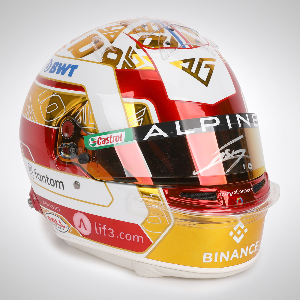 Pierre Gasly 2023 Signed Replica Helmet F1 Authentics