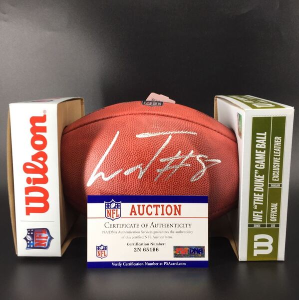 NFL - Ravens Lamar Jackson Signed Authentic Football W/ 100 Seasons Logo