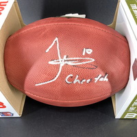 NFL - Chiefs Tyreek Hill Signed Authentic Football with Cheetah Inscription