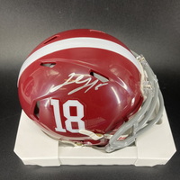 NFL - Alabama Dallas Turner Signed Mini Helmet