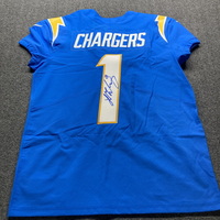 NFL - Chargers Ladd McConkey Signed Signed Authentic Draft Jersey Size 40