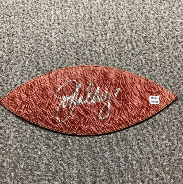 HOF - Broncos John Elway Signed Authentic Panel