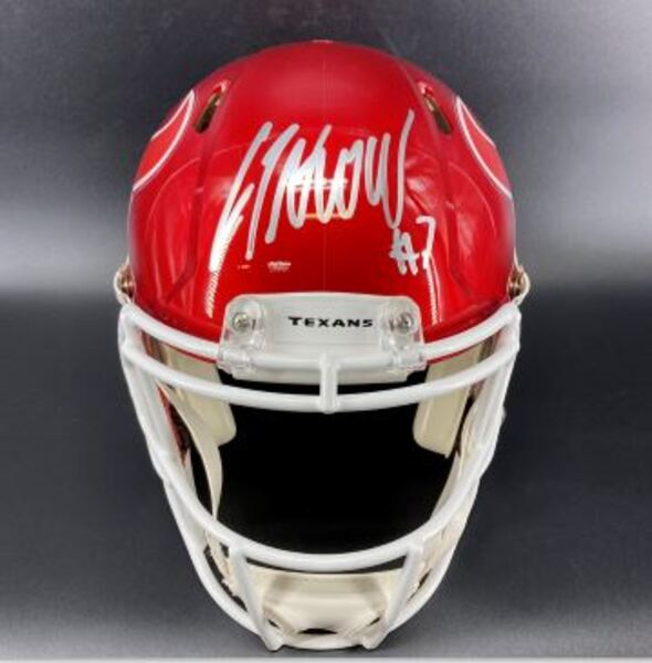 NFL - Texans CJ Stroud Signed Flash Alternate Authentic Speed Helmet wit...