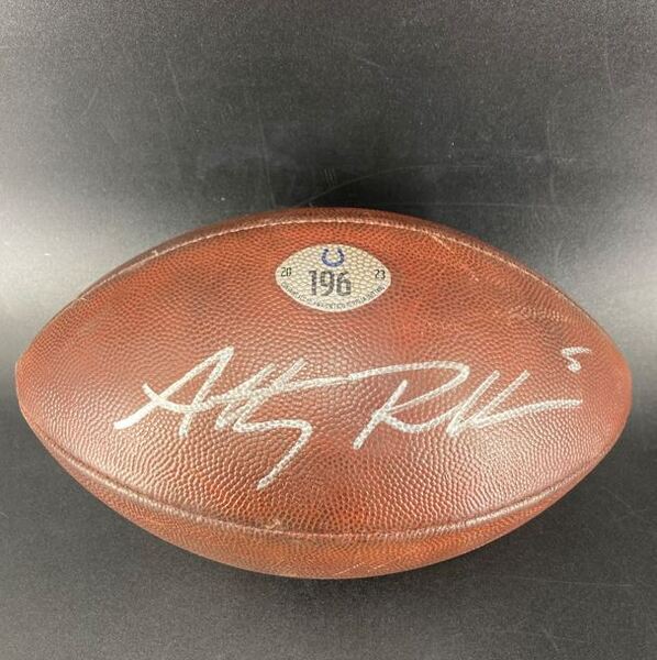 International Games - Colts Anthony Richardson Signed Berlin Game Used F...
