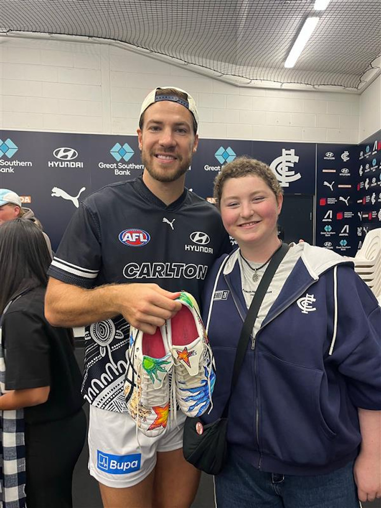 Harry McKay Round 4 Match-Worn Boots
