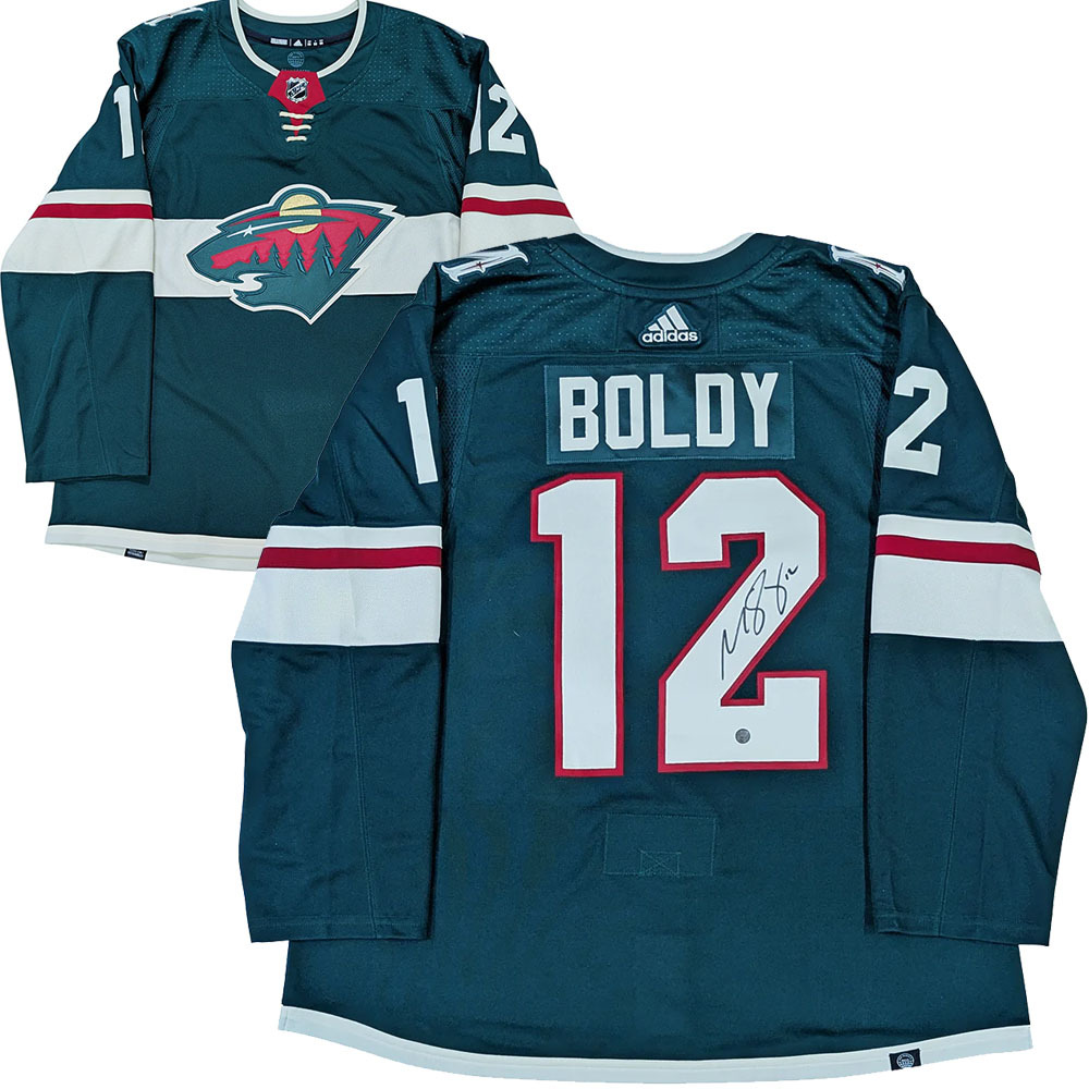 Matt Boldy Autographed Minnesota Wild Pro Jersey