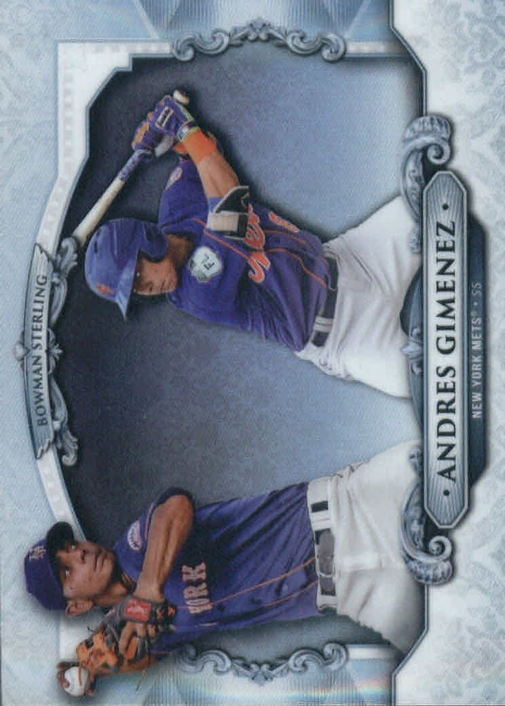 2018 Bowman Sterling Refractors #BSAG Andres Gimenez