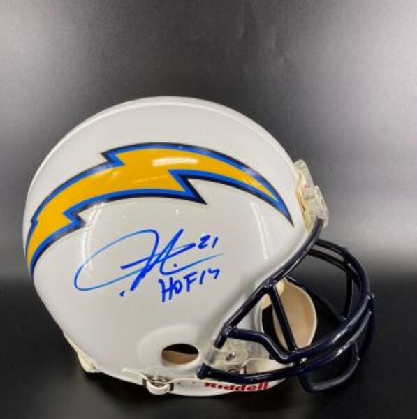HOF - Chargers LaDainian Tomlinson Signed Proline Helmet