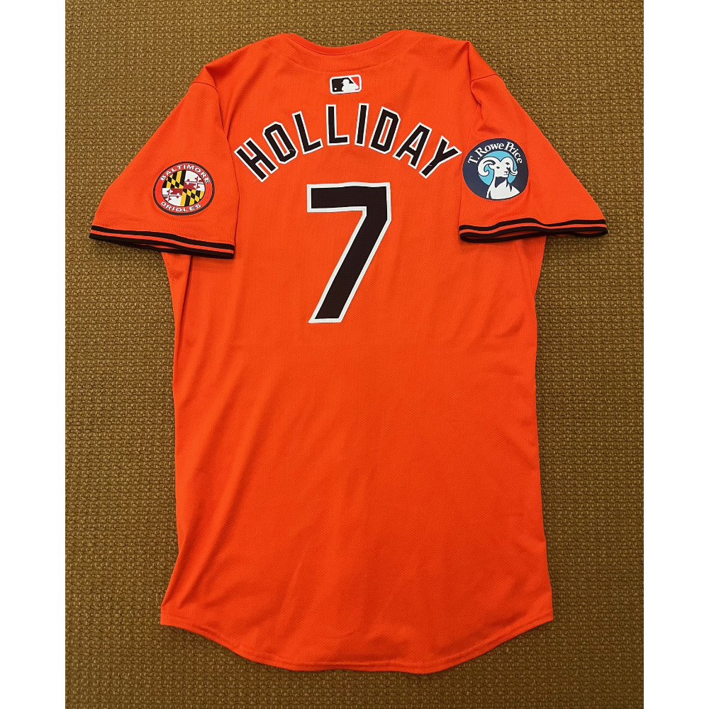 Jackson Holliday: Jersey - Game-Used (8/3/24 @ Guardians (2-4, RBI 