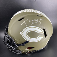 NFL - Bears Tyler Scott signed authentic helmet - Salute to Service
