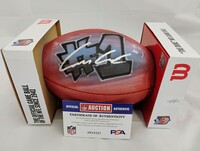 NFL - Titans Cam Ward Signed Custom #1 Authentic Football With 2025 Draf...