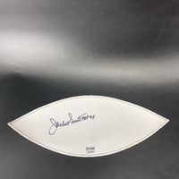 HOF - Cowboys Jackie Smith Signed White Panel