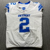 Crucial Catch - Lions Hendon Hooker Game Worn Jersey (10/13/2024) Size 42 With WCF Patch