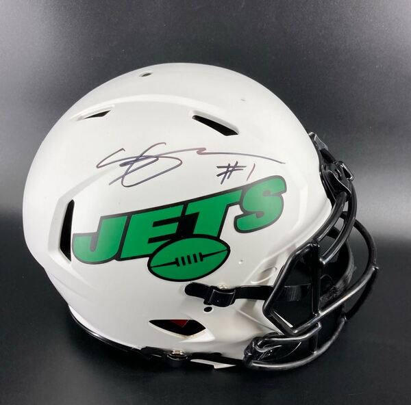 NFL - Jets Sauce Gardner Signed Authentic Lunar Eclipse Speed Helmet