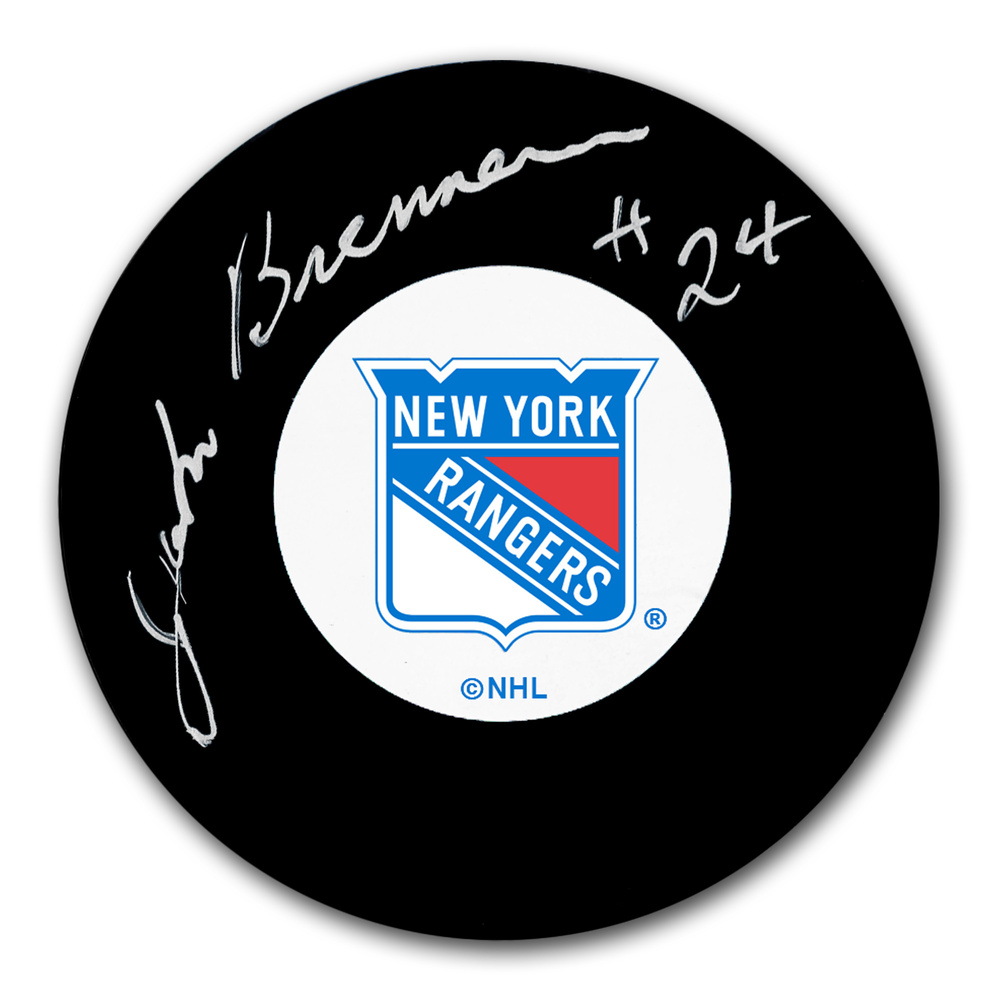 John Brenneman New York Rangers Autographed Puck