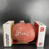HOF - Buccaneers Ronde Barber Signed Authentic Football with Buccaneers ...