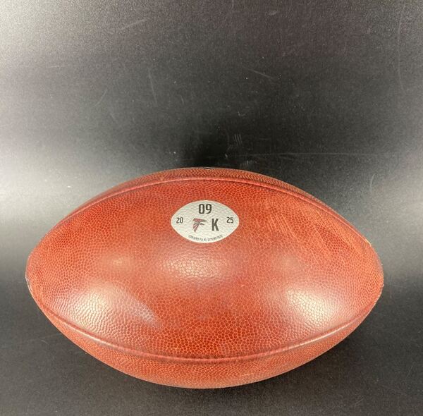 Crucial Catch - Falcons Game Used Football 2025 Season Indivdually Numbe...