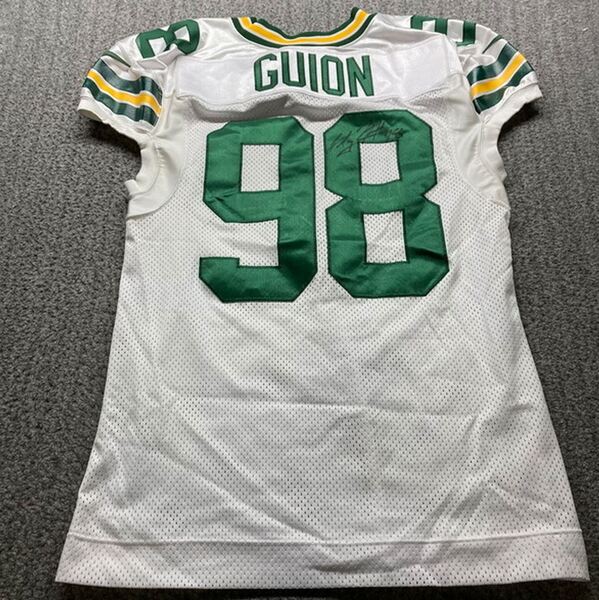 Packers - Letroy Guion Signed Authentic Jersey Size 48