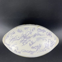 NFL - Broncos Multi Sign Super Bowl 50 Commemorative Panel Ball Signed B...