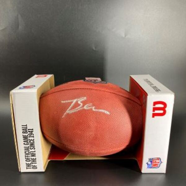 NFL - Cardinals Trey Benson Signed Authentic Football
