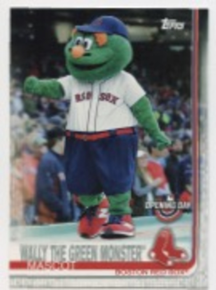 2019 Topps Opening Day Mascots #M15 Wally the Green Monster