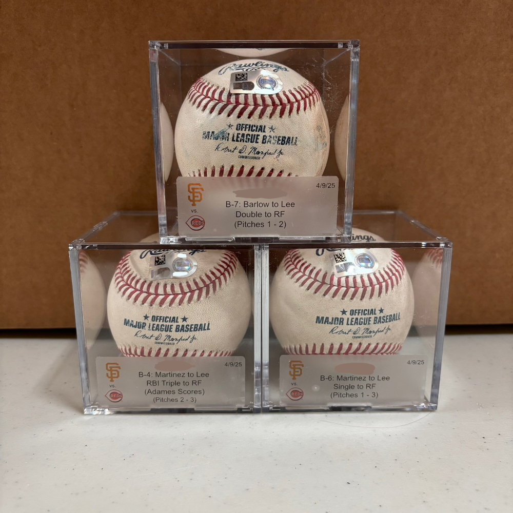 2025 Game Used Baseball Set - #51 Jung Hoo Lee - 4/9/25 vs CIN