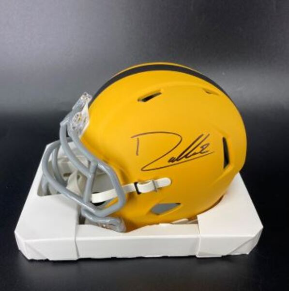 NFL - Steelers Drew Allar Signed Rave Mini Helmet