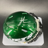 NFL - Jets Jordan Travis Signed Mini Helmet