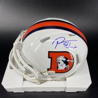 NFL - Broncos Pat Surtain Signed Alternate Mini Helmet