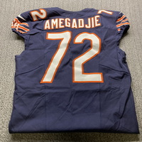 London Games - Bears Kiran Amegadjie Game Used Jersey (10/13/24) Size 48