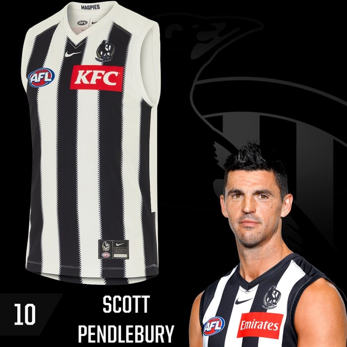 Scott Pendlebury #10 Collingwood 2025 Clash Guernsey