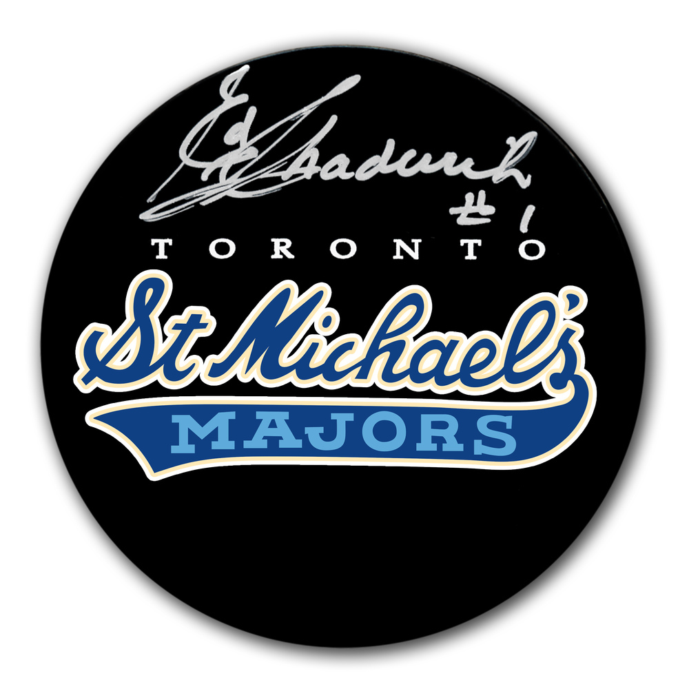 Ed Chadwick Toronto St. Michaels Majors Autographed Puck