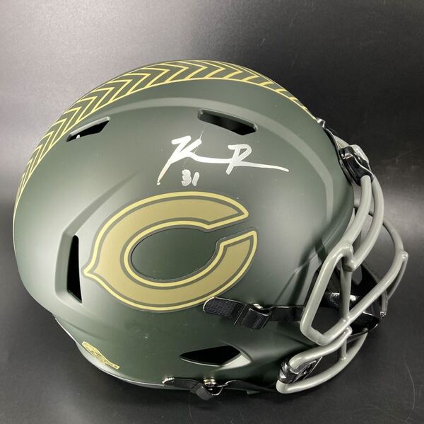 NFL - Bears Kevin Byard Signed STS Replica Speed Helmet