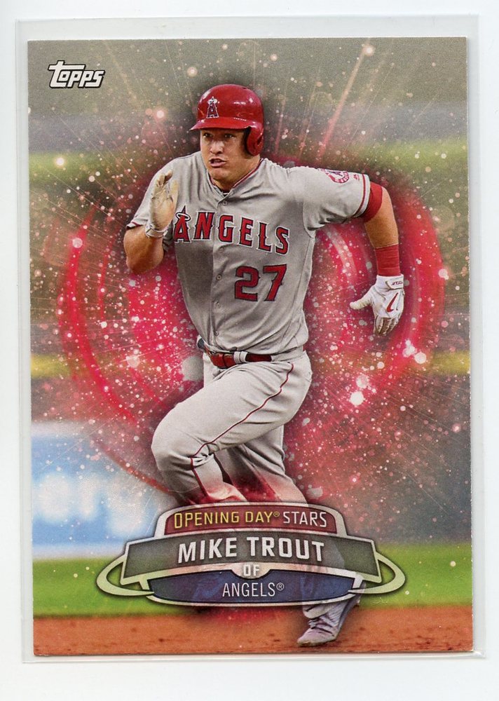 2017 Topps Opening Day Opening Day Stars #ODS33 Mike Trout
