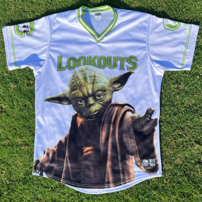 #46 Andrew Abbott Game Used Star Wars Jersey