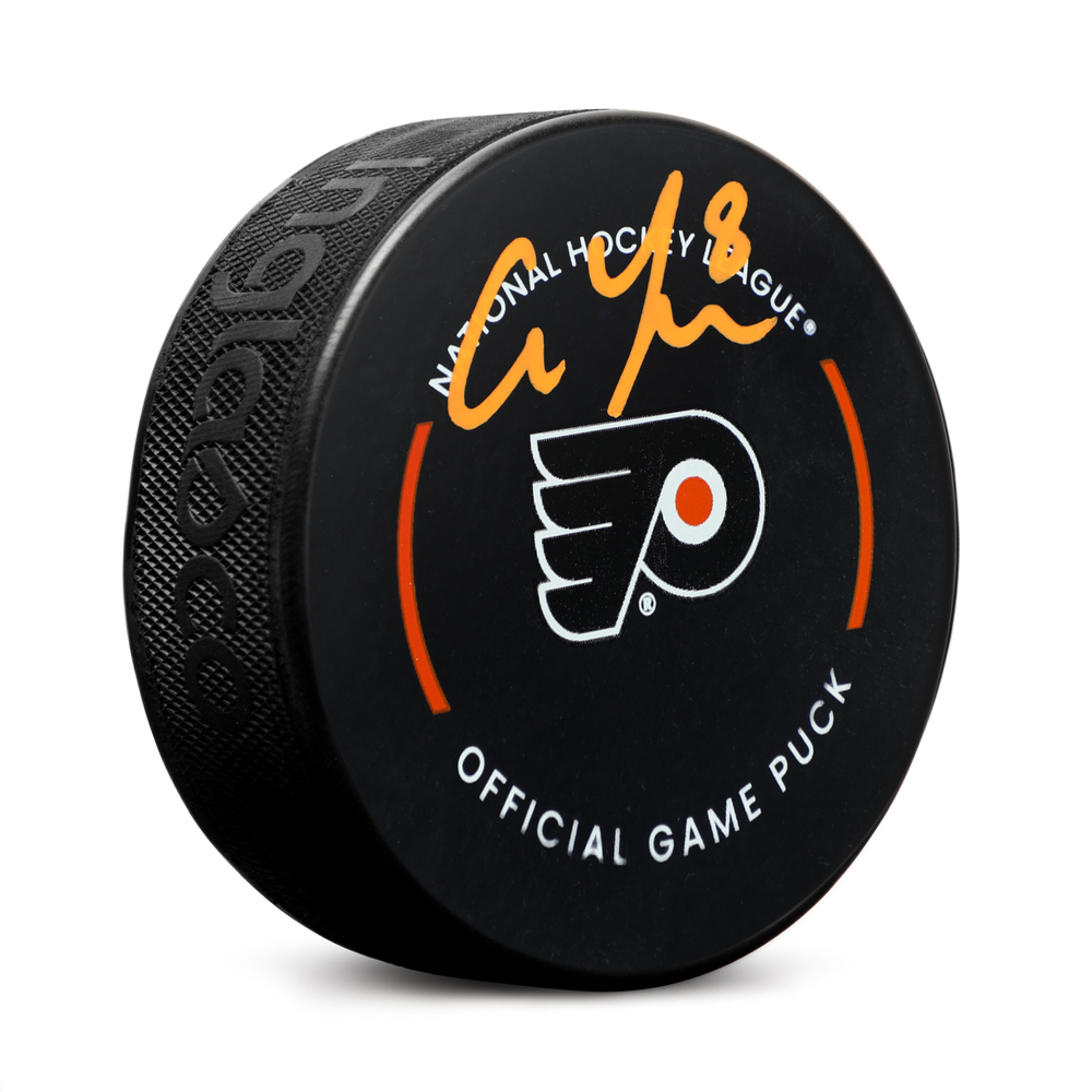 Cam York Signed Philadelphia Flyers Official Game Puck