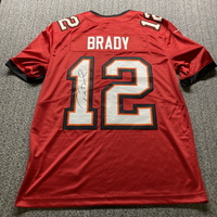 NFL - Buccaneers Tom Brady Signed Replica Jersey Size M