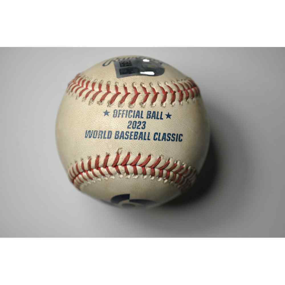 Game Used Baseball - 2023 World Baseball Classic - China at Japan