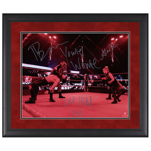 Bray Wyatt and Alexa Bliss SIGNED 22
