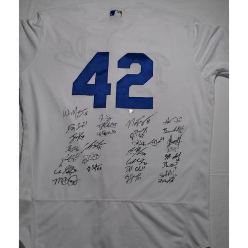 2022 Jackie Robinson Day Jersey - Kansas City Royals Team Autographed Jersey