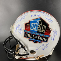 HOF - Multi Signed Authentic HOF Proline Helmet Signed By Over 10 Player...