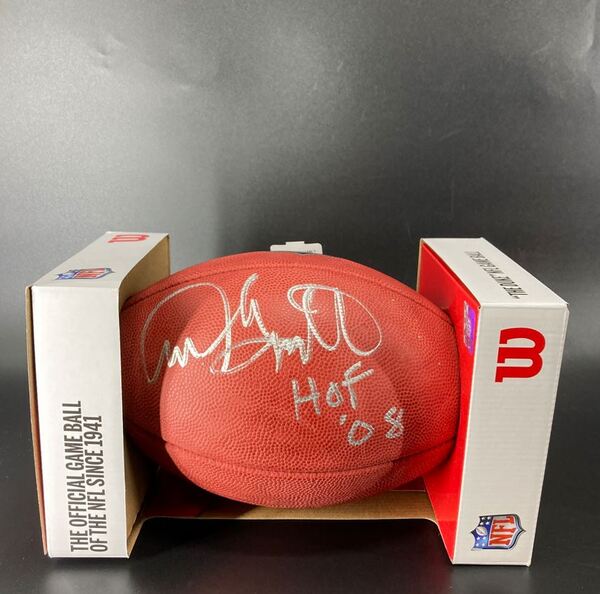 HOF - Patriots Andre Tippett Signed Authentic Football