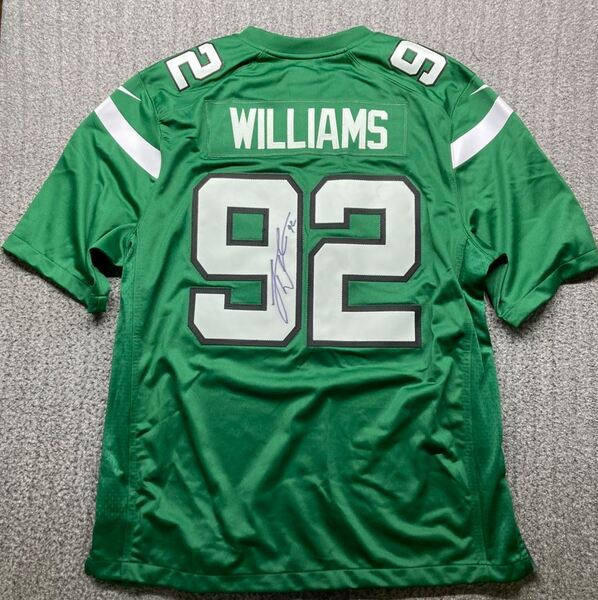 Jets - Leonard Williams Signed Replica Jersey Size XL