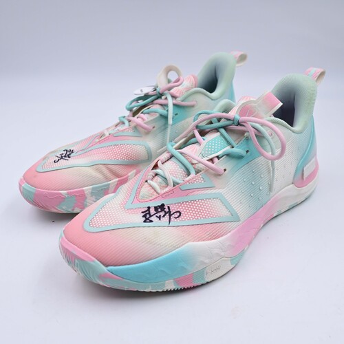 Image of Yueru, Li - Dallas Wings - Autographed Peak Attitude Shoes - 2025 WNBA Season