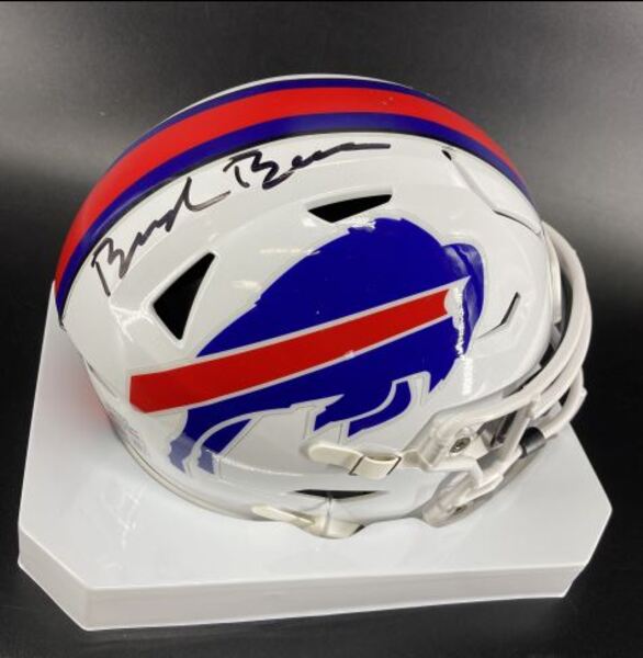Bills-  Brandon Beane Signed Mid-Size Helmet