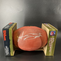 NFL - Eagles Ainias Smith Signed Authentic Football