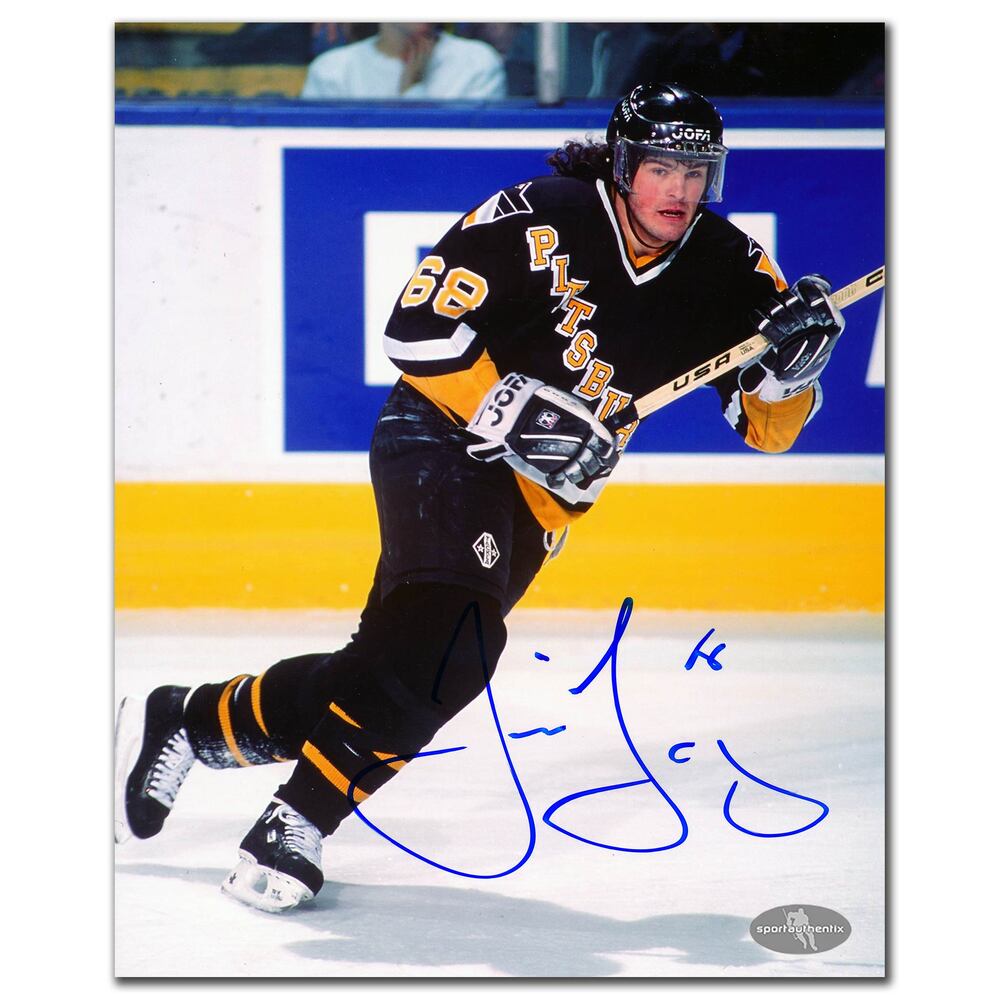 Jaromir Jagr Pittsburgh Penguins Autographed 8x10