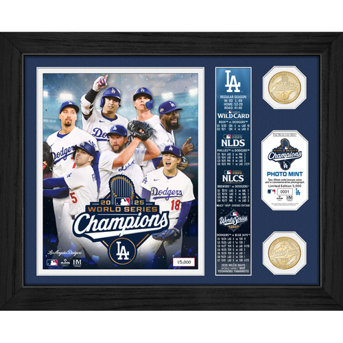 Los Angeles Dodgers 2025 World Series Champions Team Force Photo