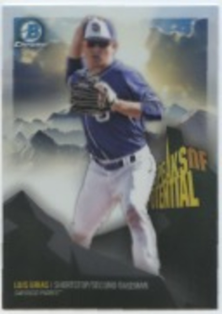 2018 Bowman Chrome Peaks of Potential Refractors #PPLU Luis Urias