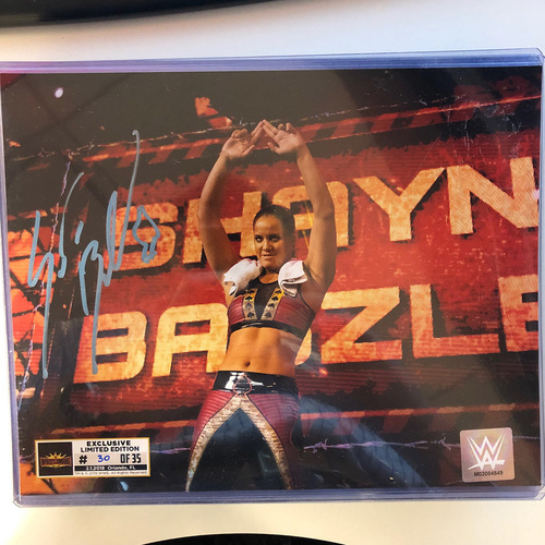 Shayna Baszler SIGNED WrestleMania 35 Superstore Exclusive Photo (Random Number)